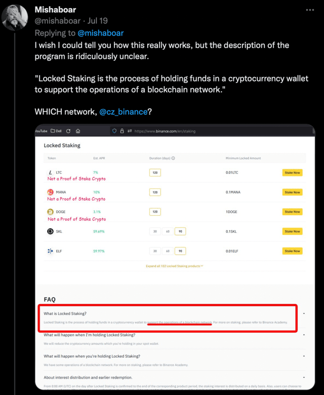 困惑：币安对 O 2 山寨币做出重要声明<strong></p>
<p>币安币钱包</strong>！