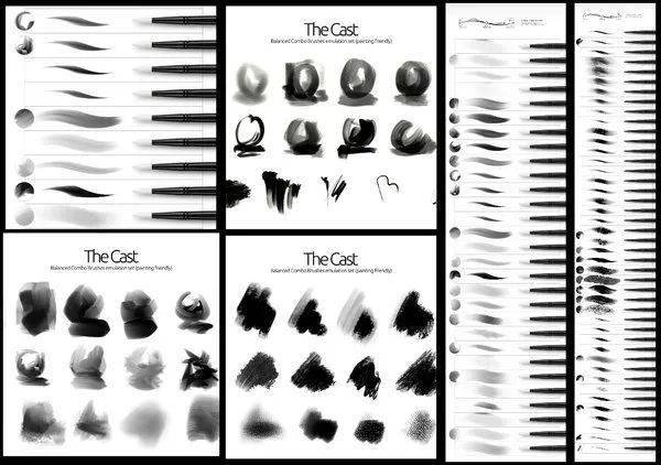 下载丨经典好用的PS笔刷画笔打包下载