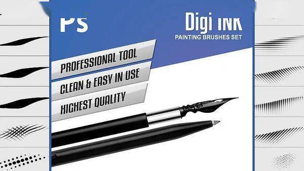 下载丨经典好用的PS笔刷画笔打包下载