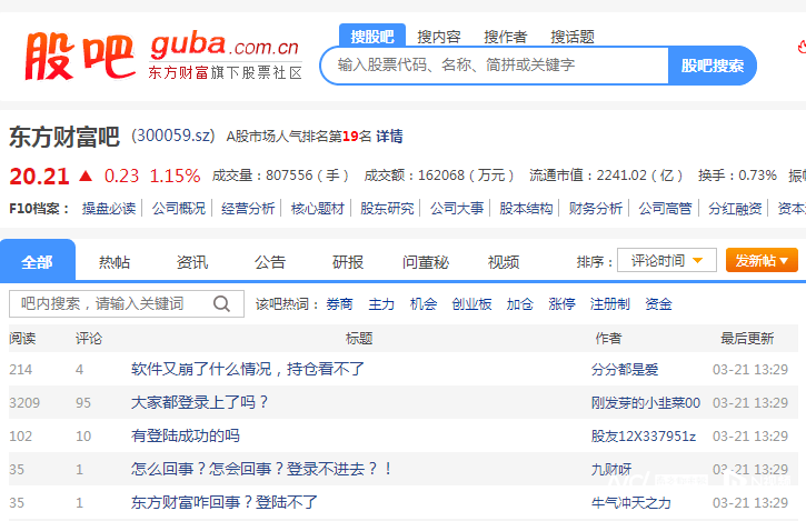 东方财富“崩”上热搜<strong></p>
<p>美股炒股软件</strong>，公司回应了！炒股软件为何频现故障