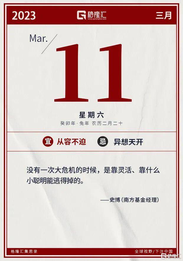 早报 (03.11）| 多米诺第一张骨牌<strong></p>
<p>美股 交易时间</strong>？硅谷银行光速破产引发抛售；2月M2增速创7年新高；车市降价潮或持续至7月