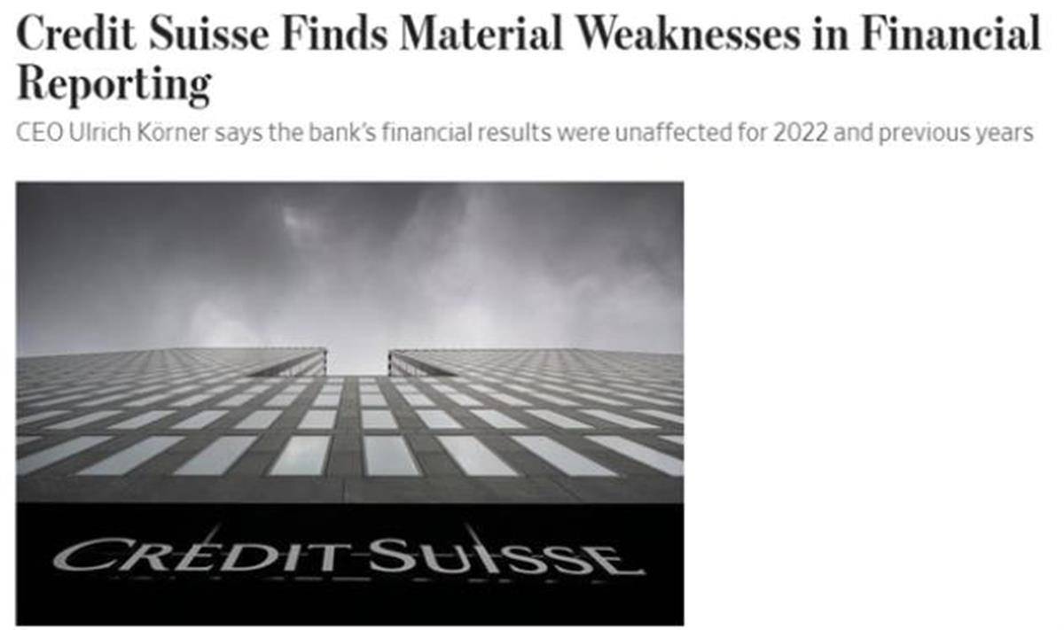 9万亿规模的瑞信股价崩盘引发恐慌<strong></p>
<p>美股 交易时间</strong>，欧洲版“硅谷银行”会出现吗？