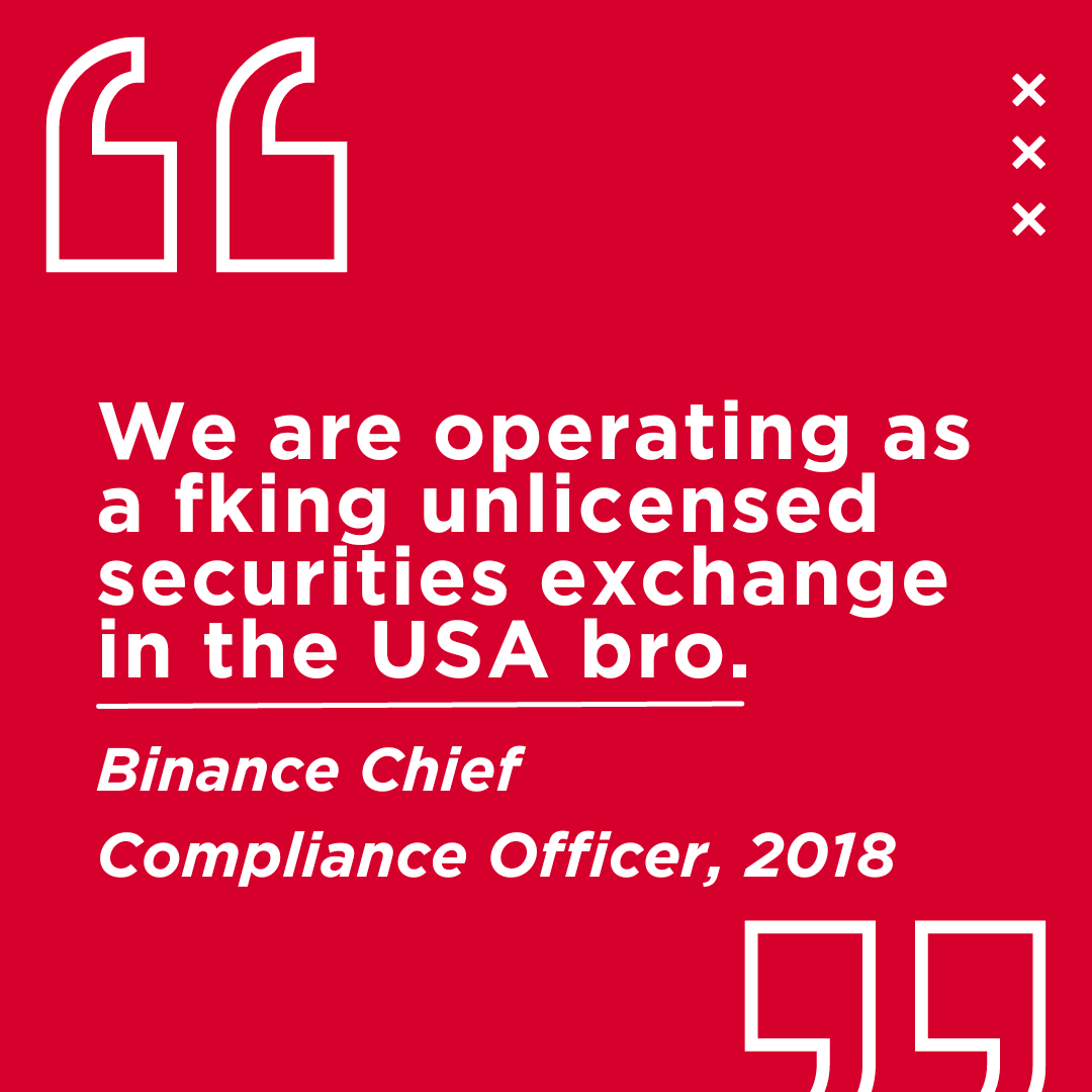 美国证监会“追杀”币安老板<strong></p>
<p>环球虚拟币交易所</strong>，里面甚至有点公报私仇的成分？