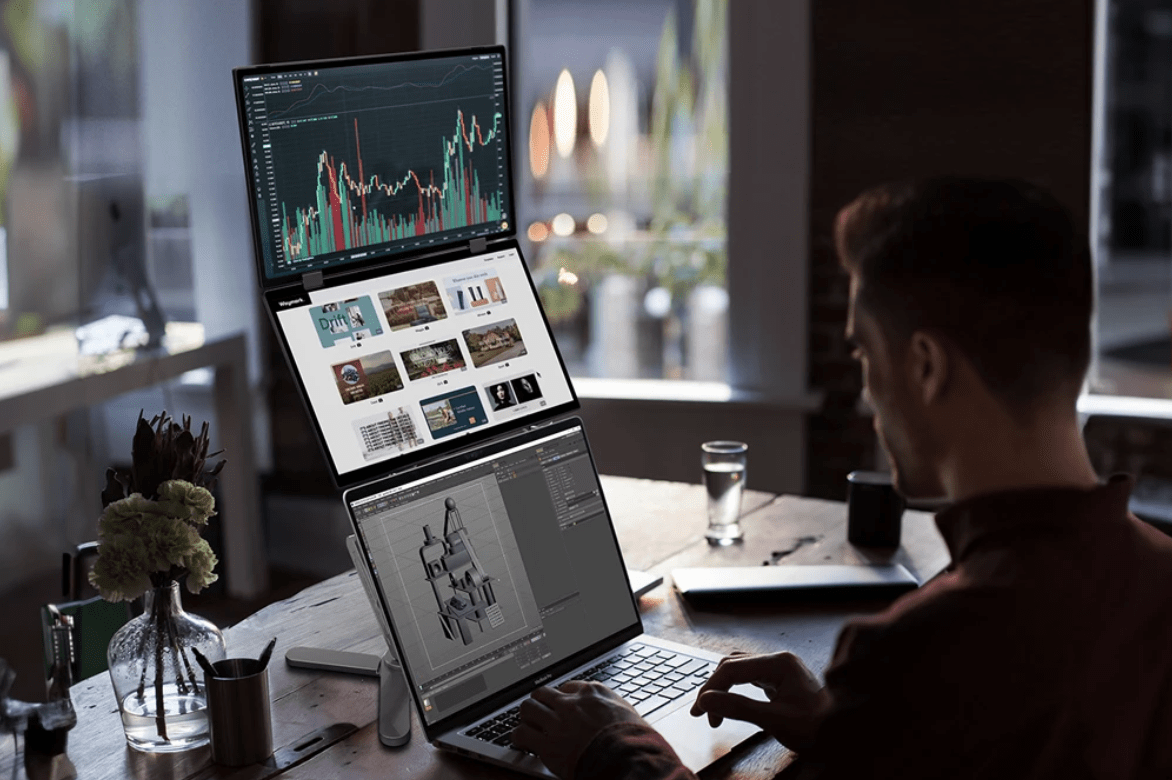 让笔记本支持三屏显示<strong></p>
<p>虚拟币众筹网站</strong>，Lepow双屏显示器DualViews上架众筹网站