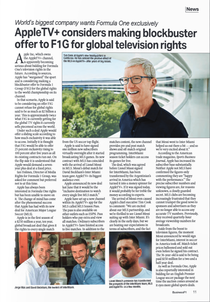 消息称苹果计划为Apple TV+购买F1独家流媒体转播权<strong></p>
<p>购买虚拟币 app</strong>，20亿美元/年