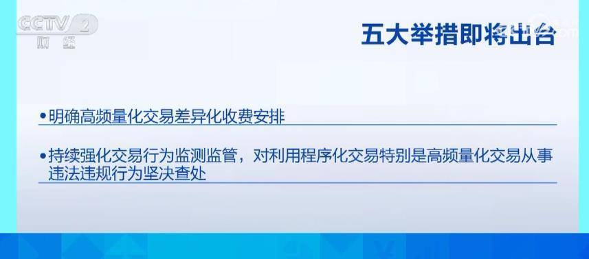 强化对高频量化交易等监测监管 护航公平交易、提振市场信心