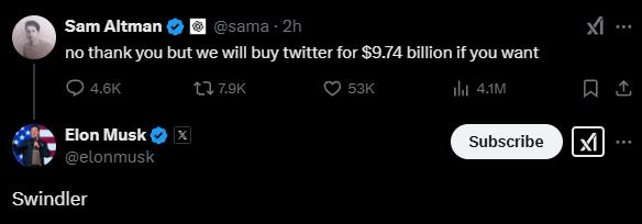 马斯克寻求控制OpenAI<strong></p>
<p>电视机</strong>？奥尔特曼：我们也可以收购推特