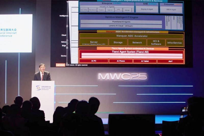 MWC 2025巴塞罗那举办 联想刘军：全栈AI<strong></p>
<p>核原油</strong>，开启AI普惠新时代