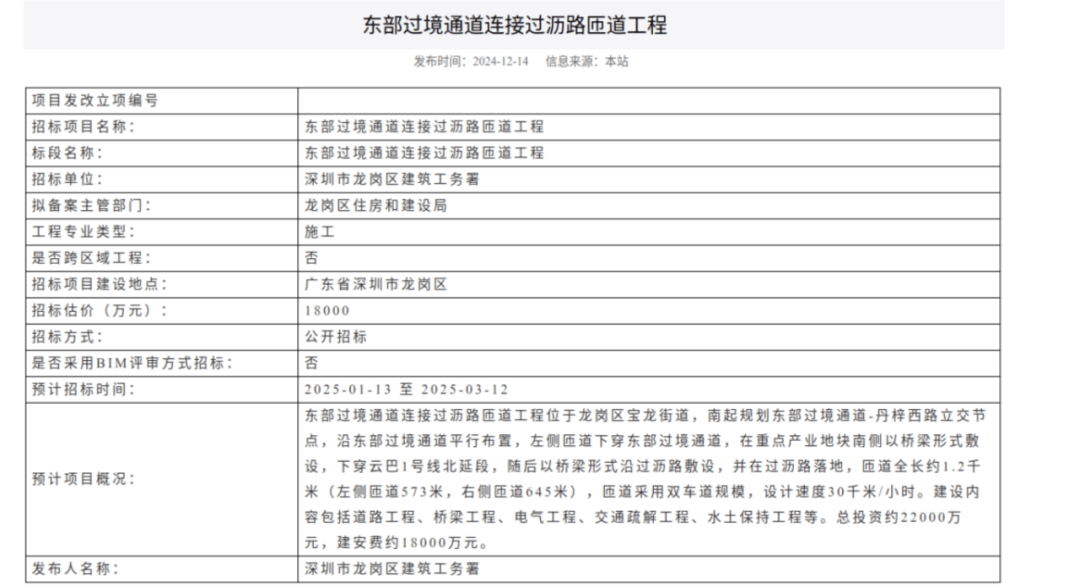 一度被传"烂尾"！盼了15年的深圳东部过境高速<strong></p>
<p>中原油田工会</strong>，终于等来官宣推进