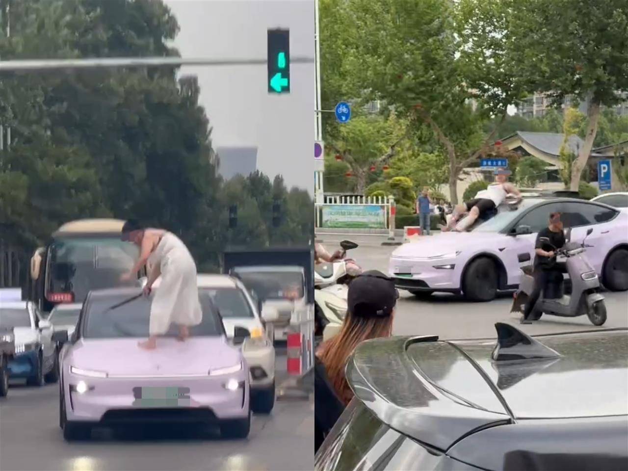 女子持械当街打砸多辆轿车<strong></p>
<p>国际原油价格今日</strong>，被顶在挡风玻璃上前行，当地：女子当场被控制，警方介入调查