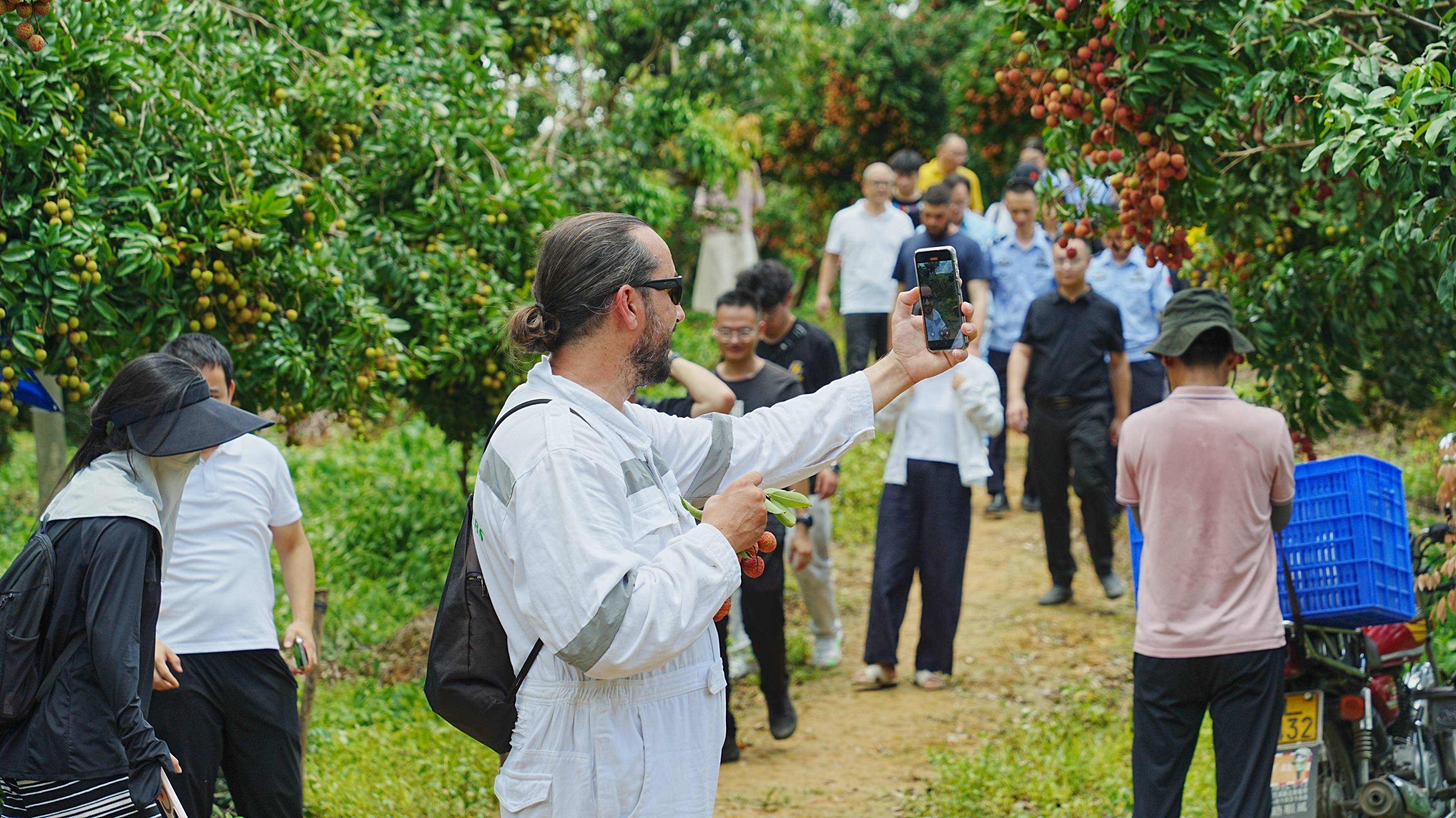 “第一次吃<strong></p>
<p>原油技巧</strong>，像吃葡萄！”外籍船员在惠州品尝荔枝