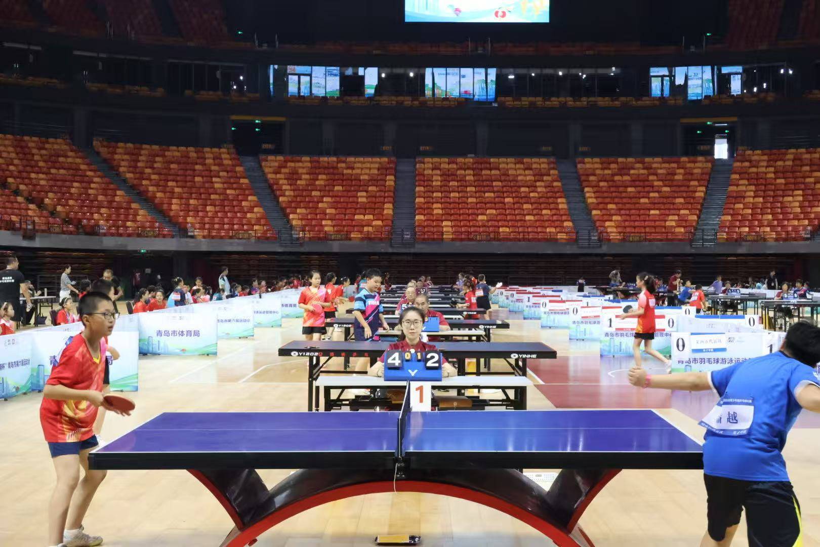 下一个陈梦或许从这里产生“英派斯杯”青岛市六运会乒乓球比赛火爆开赛