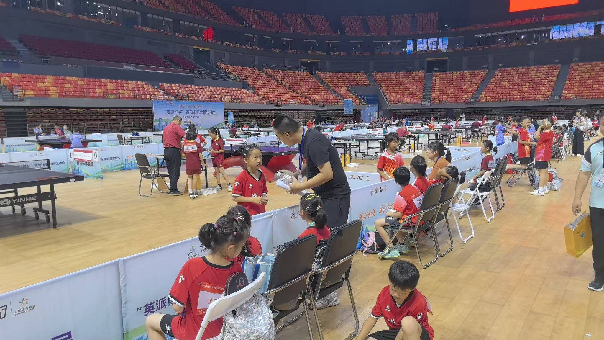 下一个陈梦或许从这里产生“英派斯杯”青岛市六运会乒乓球比赛火爆开赛