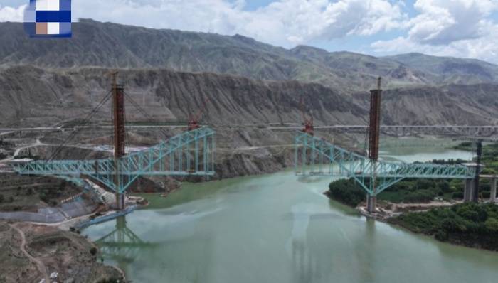 川青铁路尖扎黄河特大桥施工绳索断裂已致7人遇难9人失联，原计划本月合龙