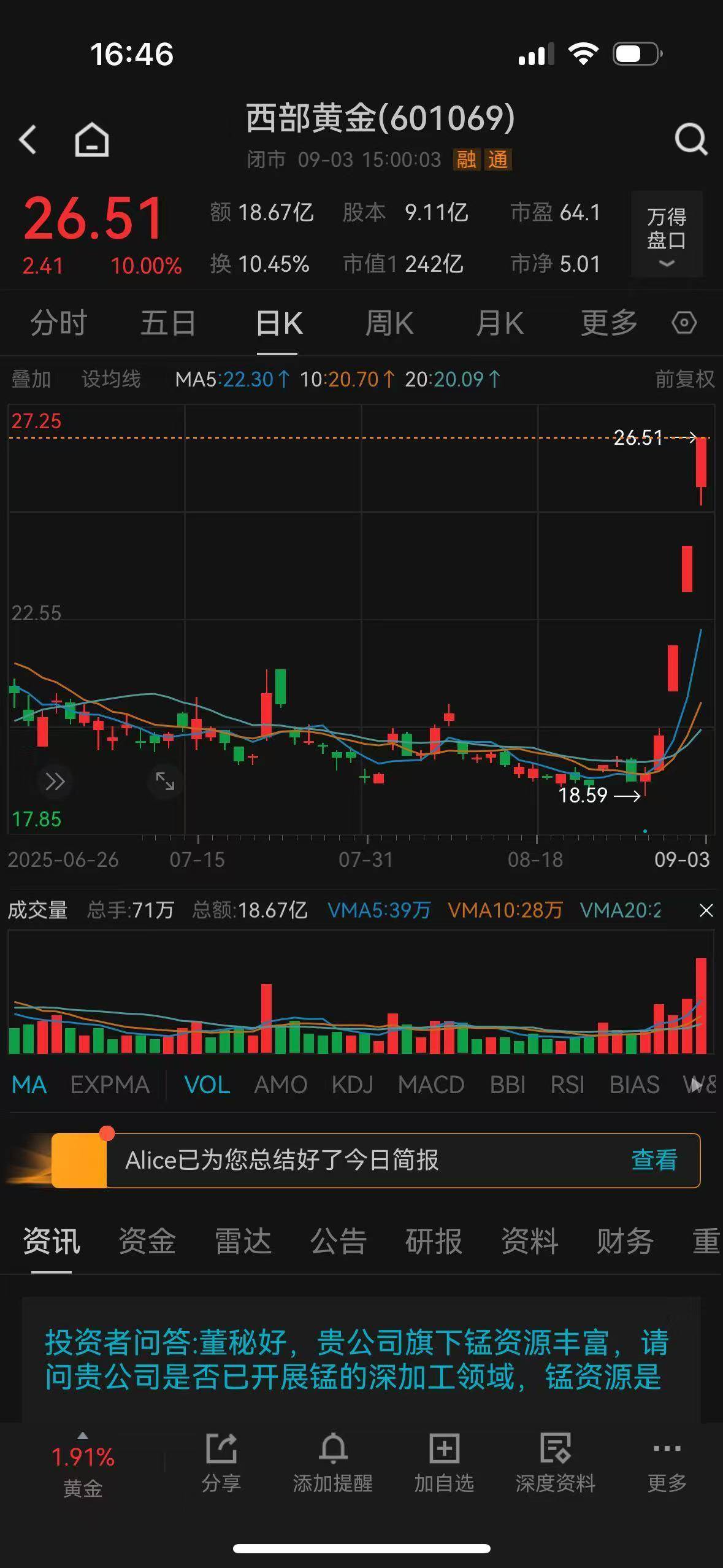 超4500只个股下跌<strong></p>
<p>原油一桶多重</strong>，A股惊险守住3800点