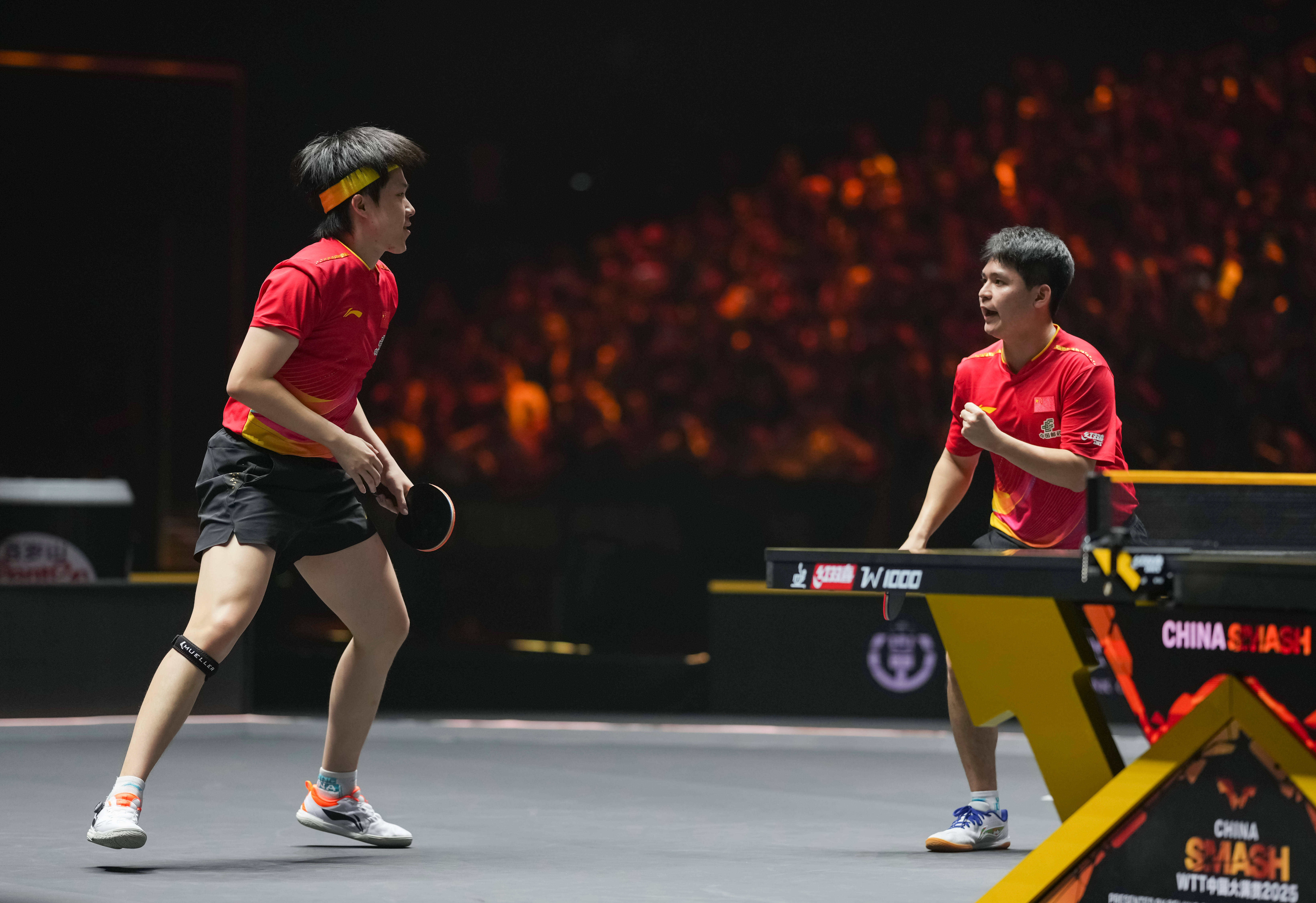 （体育）乒乓球——WTT中国大满贯赛：林诗栋/王楚钦晋级男双四强