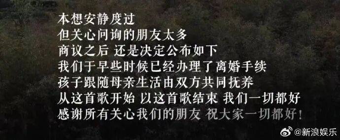 李亚鹏官宣与海哈金喜离婚：已经办理了离婚手续<strong></p>
<p>资讯快车</strong>，孩子跟随母亲生活，由双方抚养